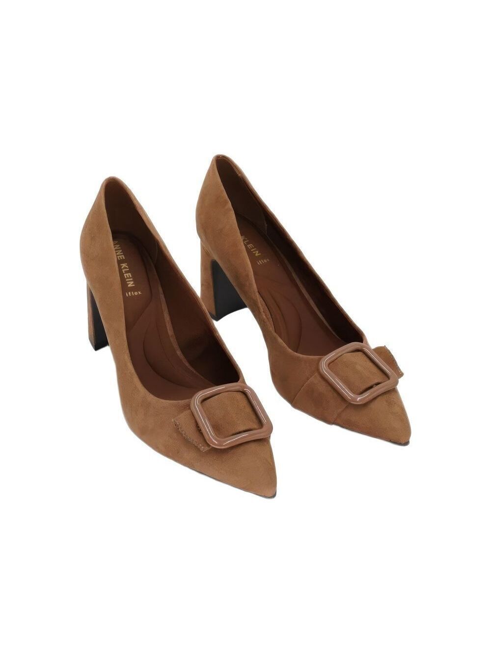 Anne Klein Bentley Block Heel Pumps in Cognac 9.5 ($89)